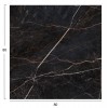 ΕΠΙΦΑΝΕΙΑ ΤΡΑΠΕΖΙΟΥ ΤΕΤΡΑΓΩΝΗ HPL BLACK MARBLE 80x80εκ