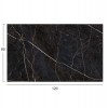 ΕΠΙΦΑΝΕΙΑ ΤΡΑΠΕΖΙΟΥ HPL ΟΡΘΟΓΩΝΙΑ BLACK MARBLE 120x80εκ.