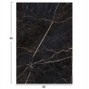 ΕΠΙΦΑΝΕΙΑ ΤΡΑΠΕΖΙΟΥ HPL ΟΡΘΟΓΩΝΙΑ BLACK MARBLE 60x80εκ.
