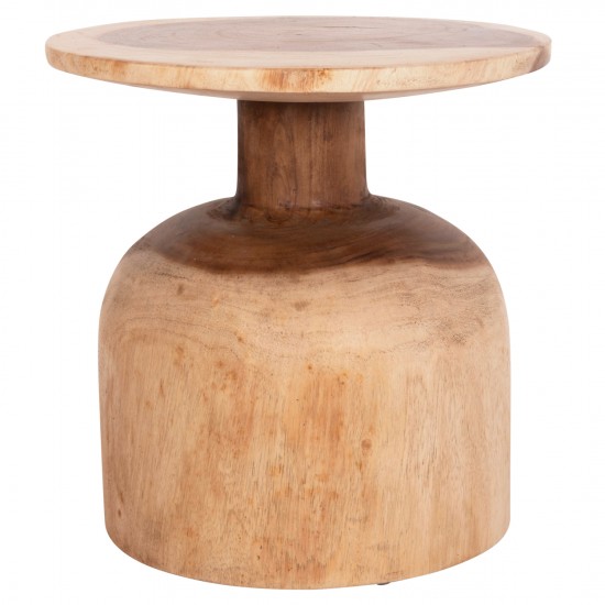 ΒΟΗΘΗΤΙΚΟ ΤΡΑΠΕΖΑΚΙ PUMBE-s ΞΥΛΟ SUAR--ΦΥΣΙΚΟ Φ40x40Υεκ