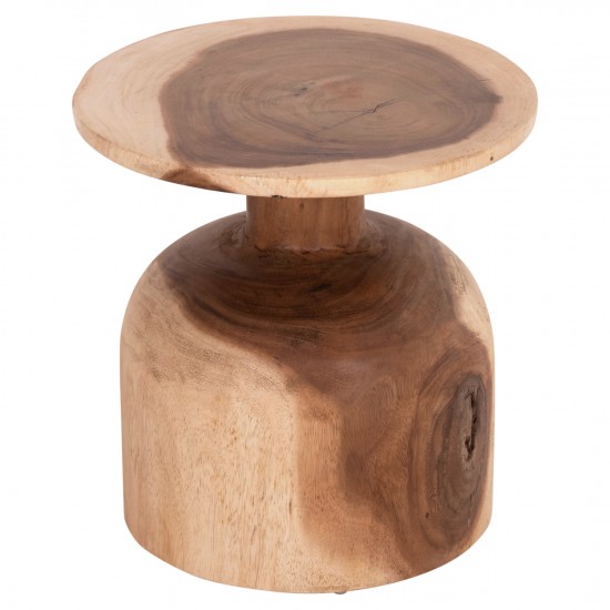 ΒΟΗΘΗΤΙΚΟ ΤΡΑΠΕΖΑΚΙ PUMBE-s ΞΥΛΟ SUAR--ΦΥΣΙΚΟ Φ40x40Υεκ