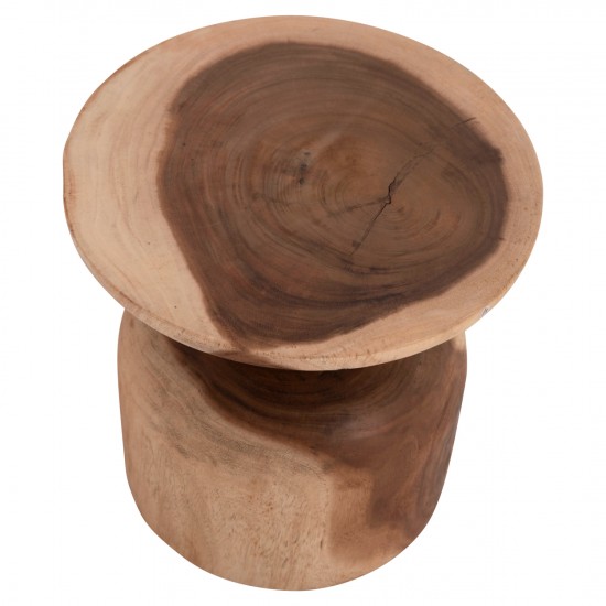 ΒΟΗΘΗΤΙΚΟ ΤΡΑΠΕΖΑΚΙ PUMBE-s ΞΥΛΟ SUAR--ΦΥΣΙΚΟ Φ40x40Υεκ