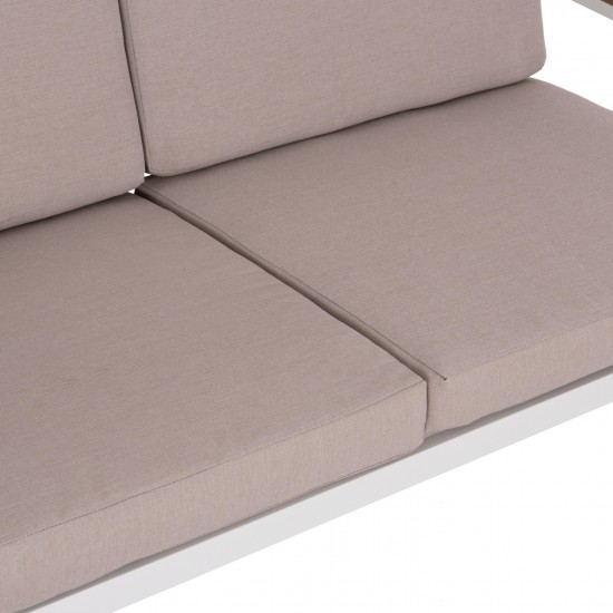 ΣΕΤ ΣΑΛΟΝΙ ΕΞ.ΧΩΡΟΥ 4ΤΜΧ SAFIN ΑΛΟΥΜΙΝΙΟ ΛΕΥΚΟ--POLYWOOD--ΜΠΕΖ OLEFIN