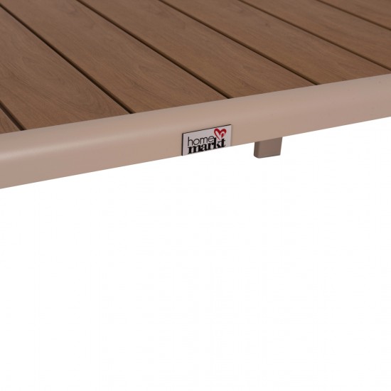 ΣΕΤ ΣΑΛΟΝΙ ΕΞ.ΧΩΡΟΥ 4ΤΜΧ SAFIN ΑΛΟΥΜΙΝΙΟ ΚΑΠΟΥΤΣΙΝΟ-POLYWOOD-ΜΠΕΖ OLEFIN