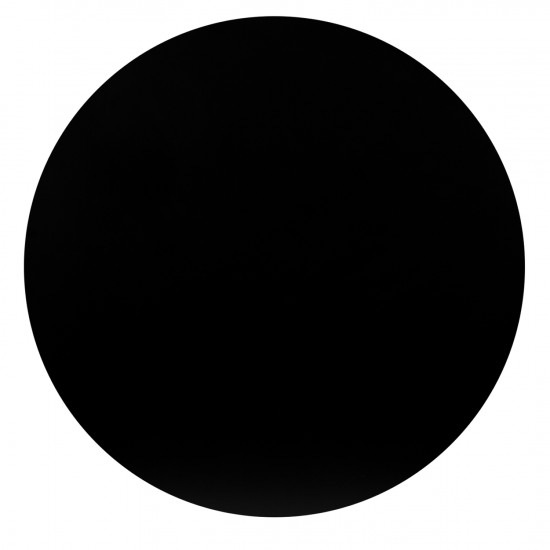 ΕΠΙΦΑΝΕΙΑ ΤΡΑΠΕΖΙΟΥ HPL ΣΤΡΟΓΓΥΛΗ ΜΑΥΡΗ Φ70εκ.