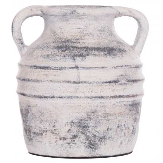 ΔΙΑΚΟΣΜΗΤΙΚΟ ΕΠΙΤΡΑΠΕΖΙΟ ΒΑΖΟ VERMO ΤΕΡΑΚΟΤΑ ΣΕ ΑΝΟΙΧΤΟ ΓΚΡΙ Φ21x22Υεκ.