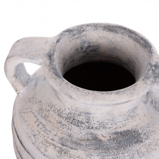 ΔΙΑΚΟΣΜΗΤΙΚΟ ΕΠΙΤΡΑΠΕΖΙΟ ΒΑΖΟ VERMO ΤΕΡΑΚΟΤΑ ΣΕ ΑΝΟΙΧΤΟ ΓΚΡΙ Φ21x22Υεκ.