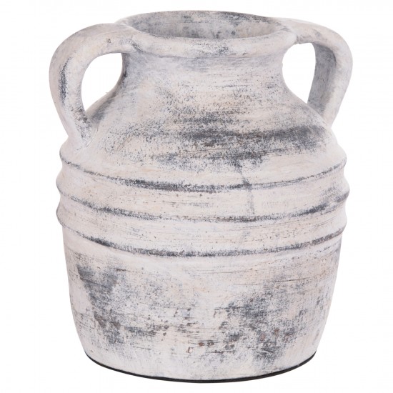 ΔΙΑΚΟΣΜΗΤΙΚΟ ΕΠΙΤΡΑΠΕΖΙΟ ΒΑΖΟ VERMO ΤΕΡΑΚΟΤΑ ΣΕ ΑΝΟΙΧΤΟ ΓΚΡΙ Φ21x22Υεκ.