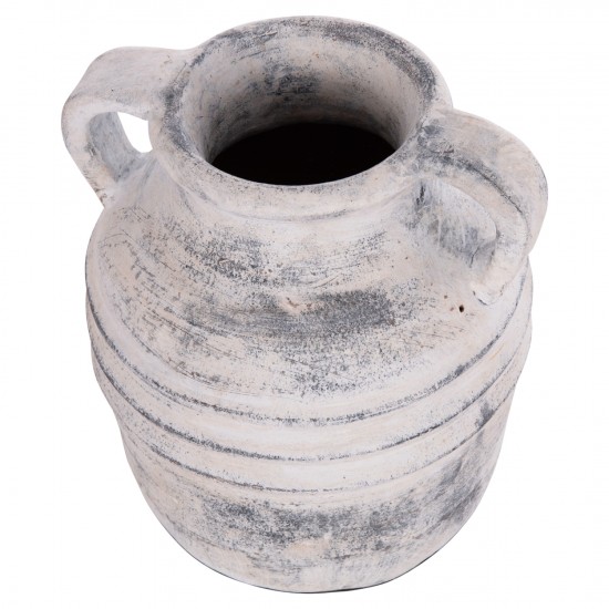 ΔΙΑΚΟΣΜΗΤΙΚΟ ΕΠΙΤΡΑΠΕΖΙΟ ΒΑΖΟ VERMO ΤΕΡΑΚΟΤΑ ΣΕ ΑΝΟΙΧΤΟ ΓΚΡΙ Φ21x22Υεκ.