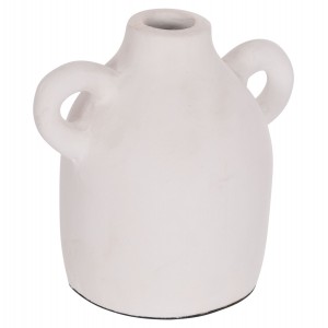 ΔΙΑΚΟΣΜΗΤΙΚΟ ΒΑΖΟ ΣΕΙΡΑ CLAYVON ΤΕΡΑΚΟΤΑ ΣΕ ΛΕΥΚΟ 20x12x19Υεκ.