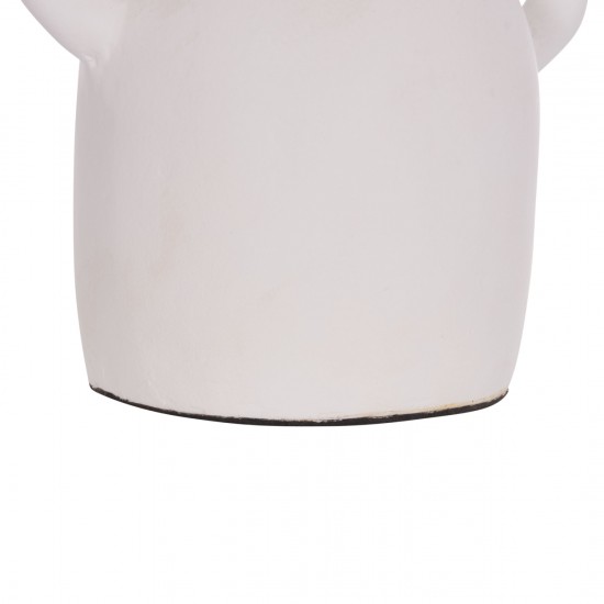 ΔΙΑΚΟΣΜΗΤΙΚΟ ΒΑΖΟ ΣΕΙΡΑ CLAYVON ΤΕΡΑΚΟΤΑ ΣΕ ΛΕΥΚΟ 20x12x19Υεκ.