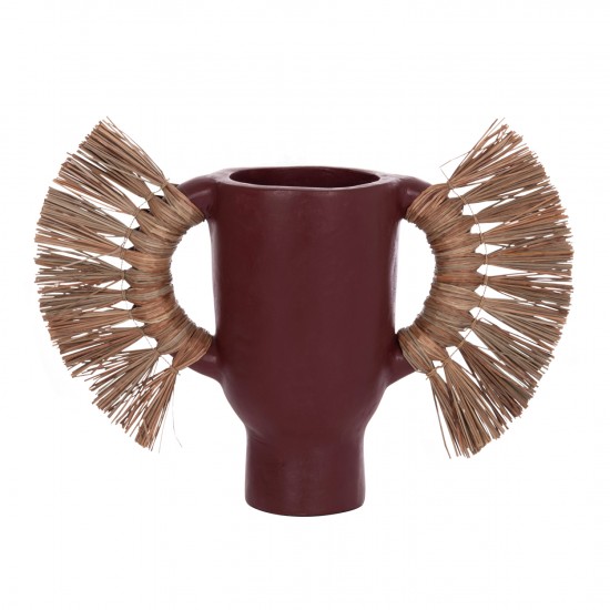 ΕΠΙΤΡΑΠΕΖΙΟ ΔΙΑΚΟΣΜΗΤΙΚΟ ΒΑΖΟ ALICA ΒΥΣΣΙΝΙ ΤΕΡΑΚΟΤΑ & GRASS--55x19x34Υεκ