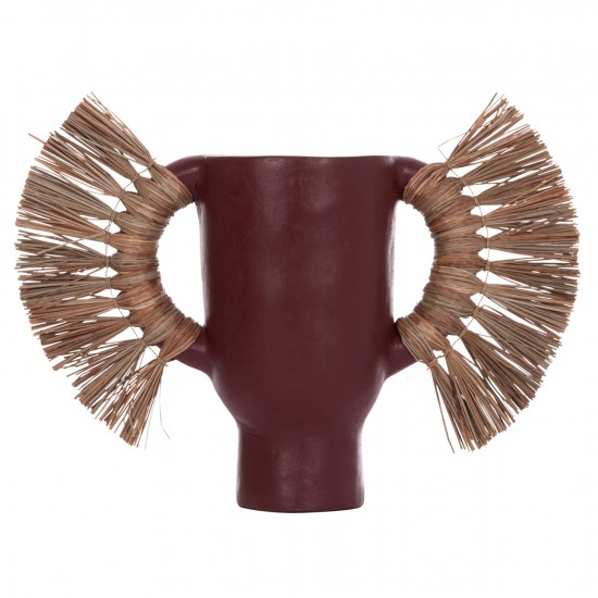 ΕΠΙΤΡΑΠΕΖΙΟ ΔΙΑΚΟΣΜΗΤΙΚΟ ΒΑΖΟ ALICA ΒΥΣΣΙΝΙ ΤΕΡΑΚΟΤΑ & GRASS--55x19x34Υεκ