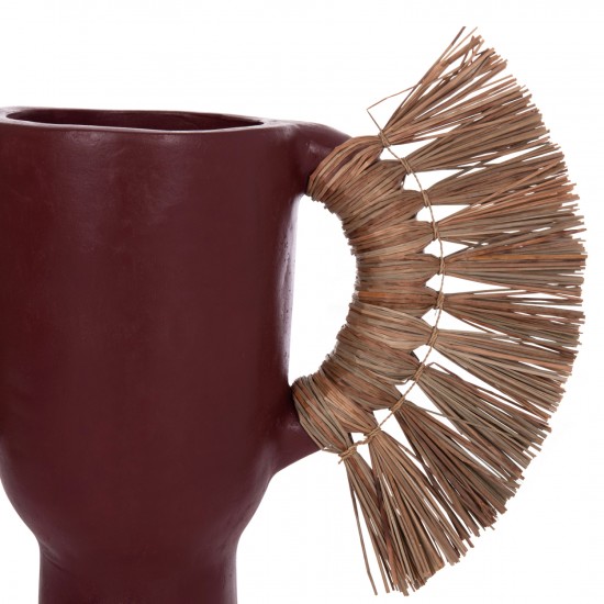 ΕΠΙΤΡΑΠΕΖΙΟ ΔΙΑΚΟΣΜΗΤΙΚΟ ΒΑΖΟ ALICA ΒΥΣΣΙΝΙ ΤΕΡΑΚΟΤΑ & GRASS--55x19x34Υεκ