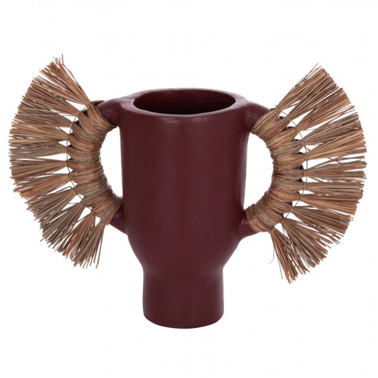 ΕΠΙΤΡΑΠΕΖΙΟ ΔΙΑΚΟΣΜΗΤΙΚΟ ΒΑΖΟ ALICA ΒΥΣΣΙΝΙ ΤΕΡΑΚΟΤΑ & GRASS--55x19x34Υεκ