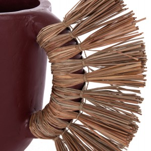 ΕΠΙΤΡΑΠΕΖΙΟ ΔΙΑΚΟΣΜΗΤΙΚΟ ΒΑΖΟ ALICA ΒΥΣΣΙΝΙ ΤΕΡΑΚΟΤΑ & GRASS--55x19x34Υεκ