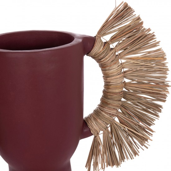 ΕΠΙΤΡΑΠΕΖΙΟ ΔΙΑΚΟΣΜΗΤΙΚΟ ΒΑΖΟ ALICA ΒΥΣΣΙΝΙ ΤΕΡΑΚΟΤΑ & GRASS--64x22x38Υεκ