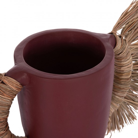 ΕΠΙΤΡΑΠΕΖΙΟ ΔΙΑΚΟΣΜΗΤΙΚΟ ΒΑΖΟ ALICA ΒΥΣΣΙΝΙ ΤΕΡΑΚΟΤΑ & GRASS--64x22x38Υεκ