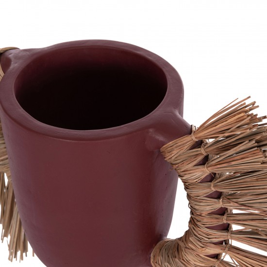 ΕΠΙΤΡΑΠΕΖΙΟ ΔΙΑΚΟΣΜΗΤΙΚΟ ΒΑΖΟ ALICA ΒΥΣΣΙΝΙ ΤΕΡΑΚΟΤΑ & GRASS--64x22x38Υεκ