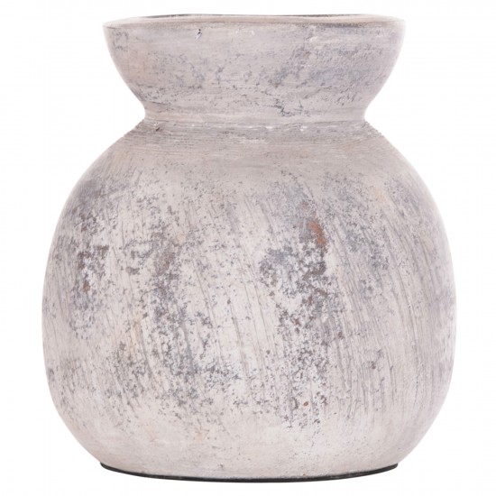 ΔΙΑΚΟΣΜΗΤΙΚΟ ΕΠΙΤΡΑΠΕΖΙΟ ΒΑΖΟ VERMO ΤΕΡΑΚΟΤΑ ΣΕ ΑΝΟΙΧΤΟ ΓΚΡΙ Φ18x19Υεκ.