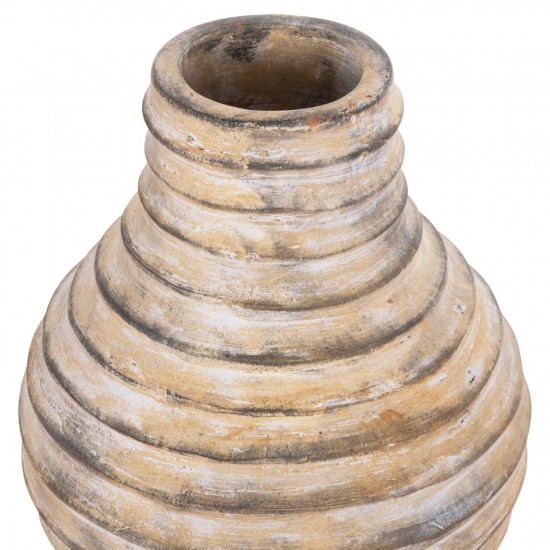 ΔΙΑΚΟΣΜΗΤΙΚΟ ΕΠΙΤΡΑΠΕΖΙΟ ΒΑΖΟ VERMO ΤΕΡΑΚΟΤΑ ΣΕ ΜΠΕΖ Φ27x30Υεκ.