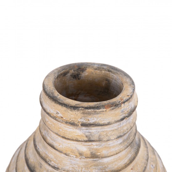 ΔΙΑΚΟΣΜΗΤΙΚΟ ΕΠΙΤΡΑΠΕΖΙΟ ΒΑΖΟ VERMO ΤΕΡΑΚΟΤΑ ΣΕ ΜΠΕΖ Φ27x30Υεκ.