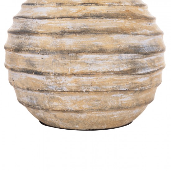 ΔΙΑΚΟΣΜΗΤΙΚΟ ΕΠΙΤΡΑΠΕΖΙΟ ΒΑΖΟ VERMO ΤΕΡΑΚΟΤΑ ΣΕ ΜΠΕΖ Φ27x30Υεκ.