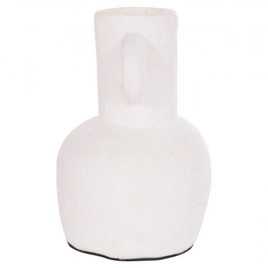 ΔΙΑΚΟΣΜΗΤΙΚΟ ΒΑΖΟ ΣΕΙΡΑ CLAYVON ΤΕΡΑΚΟΤΑ ΣΕ ΛΕΥΚΟ Φ14x20Υεκ.