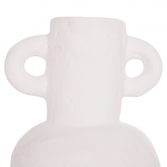 ΔΙΑΚΟΣΜΗΤΙΚΟ ΒΑΖΟ ΣΕΙΡΑ CLAYVON ΤΕΡΑΚΟΤΑ ΣΕ ΛΕΥΚΟ Φ14x20Υεκ.