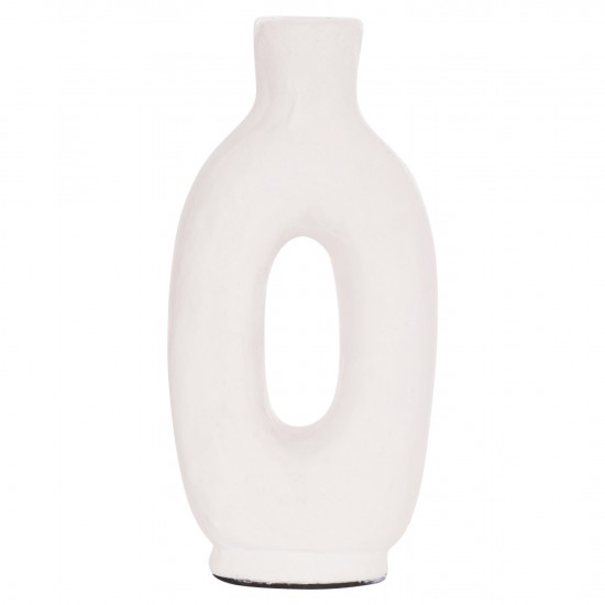 ΔΙΑΚΟΣΜΗΤΙΚΟ ΒΑΖΟ ΣΕΙΡΑ CLAYVON ΤΕΡΑΚΟΤΑ ΣΕ ΛΕΥΚΟ 10x5x21Υεκ.