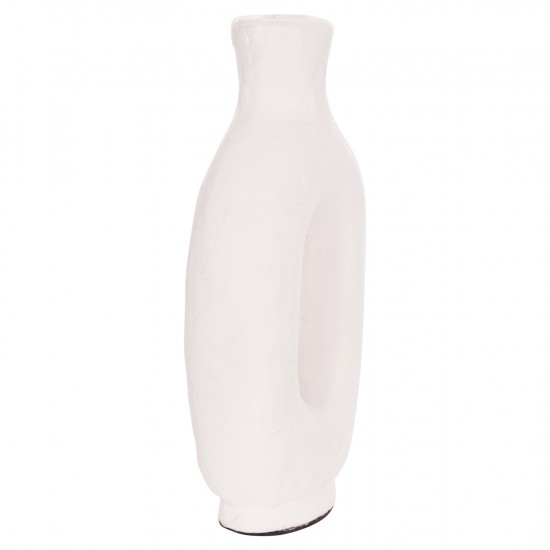 ΔΙΑΚΟΣΜΗΤΙΚΟ ΒΑΖΟ ΣΕΙΡΑ CLAYVON ΤΕΡΑΚΟΤΑ ΣΕ ΛΕΥΚΟ 10x5x21Υεκ.