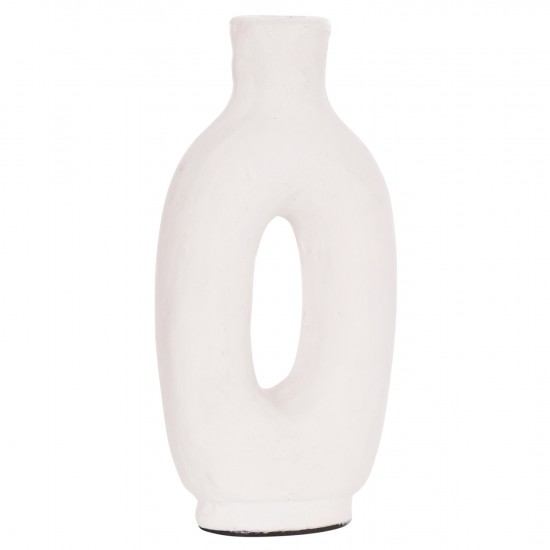 ΔΙΑΚΟΣΜΗΤΙΚΟ ΒΑΖΟ ΣΕΙΡΑ CLAYVON ΤΕΡΑΚΟΤΑ ΣΕ ΛΕΥΚΟ 10x5x21Υεκ.