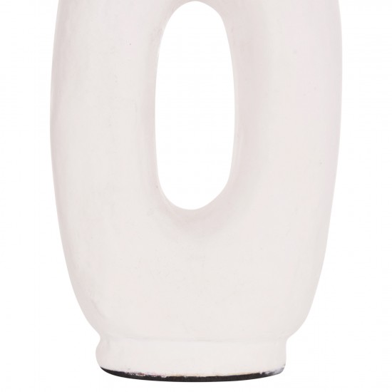 ΔΙΑΚΟΣΜΗΤΙΚΟ ΒΑΖΟ ΣΕΙΡΑ CLAYVON ΤΕΡΑΚΟΤΑ ΣΕ ΛΕΥΚΟ 10x5x21Υεκ.