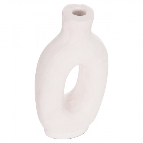 ΔΙΑΚΟΣΜΗΤΙΚΟ ΒΑΖΟ ΣΕΙΡΑ CLAYVON ΤΕΡΑΚΟΤΑ ΣΕ ΛΕΥΚΟ 10x5x21Υεκ.