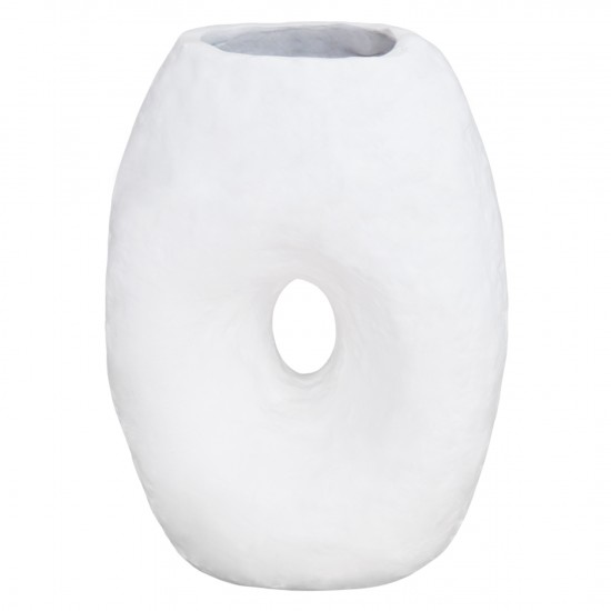 ΕΠΙΤΡΑΠΕΖΙΟ ΔΙΑΚΟΣΜΗΤΙΚΟ ΒΑΖΟ NAMENTIS ΛΕΥΚΗ ΤΕΡΑΚΟΤΑ--26.5x16x36.5Υεκ