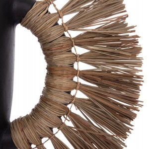 ΕΠΙΤΡΑΠΕΖΙΟ ΔΙΑΚΟΣΜΗΤΙΚΟ ΒΑΖΟ ALICA ΜΑΥΡΗ ΤΕΡΑΚΟΤΑ & GRASS--64x22x38Υεκ