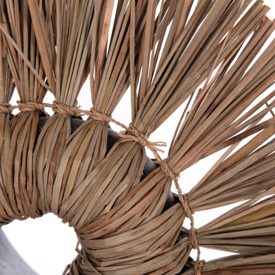 ΕΠΙΤΡΑΠΕΖΙΟ ΔΙΑΚΟΣΜΗΤΙΚΟ ALICA2 ΜΑΥΡΗ ΤΕΡΑΚΟΤΑ & GRASS--44x18x50Υεκ.