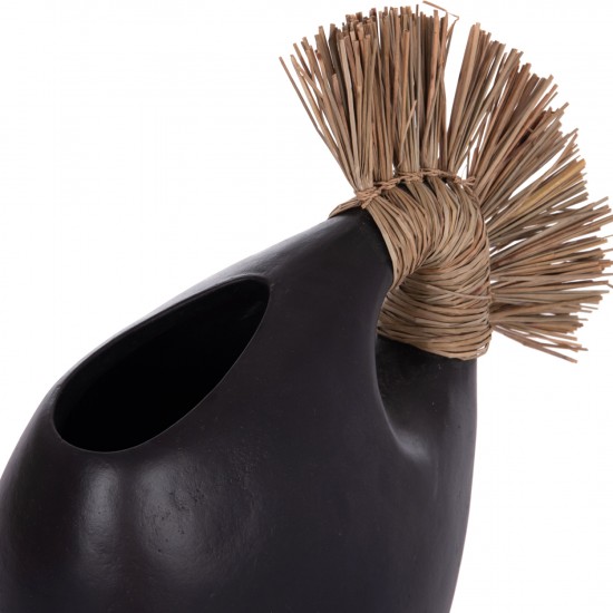 ΕΠΙΤΡΑΠΕΖΙΟ ΔΙΑΚΟΣΜΗΤΙΚΟ ALICA2 ΜΑΥΡΗ ΤΕΡΑΚΟΤΑ & GRASS--44x18x50Υεκ.