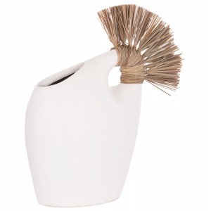 ΕΠΙΤΡΑΠΕΖΙΟ ΔΙΑΚΟΣΜΗΤΙΚΟ ALICA2 ΛΕΥΚΗ ΤΕΡΑΚΟΤΑ & GRASS--44x18x50Υεκ.