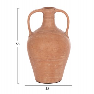 ΕΠΙΤΡΑΠΕΖΙΟΣ ΔΙΑΚΟΣΜΗΤΙΚΟΣ ΑΜΦΟΡΕΑΣ FEAX ΤΕΡΑΚΟΤΑ ΣΕ ΦΥΣΙΚΟ--35x35x58Υεκ.