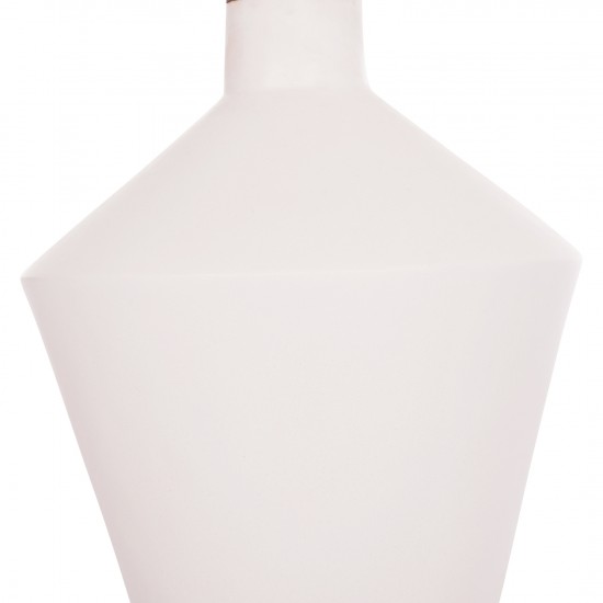 ΔΙΑΚΟΣΜΗΤΙΚΟ ΒΑΖΟ ΔΑΠΕΔΟΥ NEBULA FIBER CEMENT ΛΕΥΚΟ-ΞΥΛΟ ΤΕΑΚ Φ60x115Υεκ.