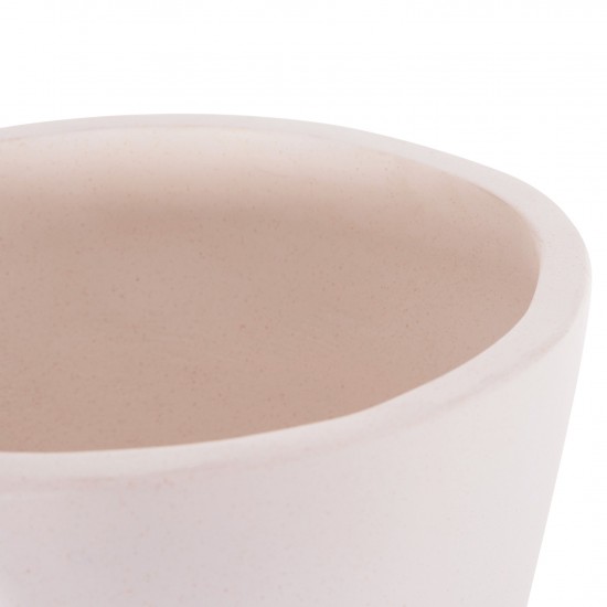 ΔΙΑΚΟΣΜΗΤΙΚΟ ΒΑΖΟ ΔΑΠΕΔΟΥ NEBULA FIBER CEMENT ΛΕΥΚΟ-ΞΥΛΟ ΤΕΑΚ Φ60x115Υεκ.