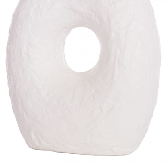 ΕΠΙΤΡΑΠΕΖΙΟ ΔΙΑΚΟΣΜΗΤΙΚΟ ΒΑΖΟ NAMENTIS ΛΕΥΚΗ ΤΕΡΑΚΟΤΑ--27x13.5x37Υεκ