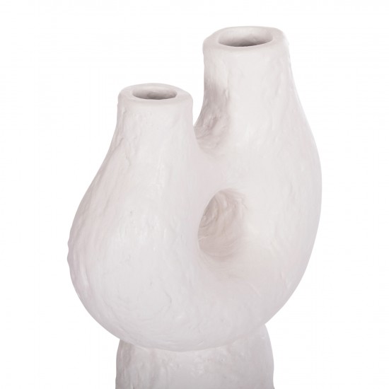 ΕΠΙΤΡΑΠΕΖΙΟ ΔΙΑΚΟΣΜΗΤΙΚΟ ΒΑΖΟ NAMENTIS ΛΕΥΚΗ ΤΕΡΑΚΟΤΑ--26x15x32.5Υεκ