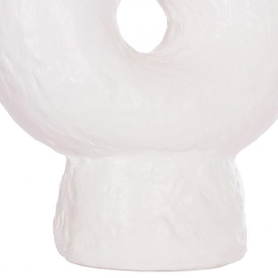 ΕΠΙΤΡΑΠΕΖΙΟ ΔΙΑΚΟΣΜΗΤΙΚΟ ΒΑΖΟ NAMENTIS ΛΕΥΚΗ ΤΕΡΑΚΟΤΑ--26x15x32.5Υεκ