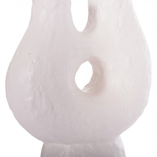 ΕΠΙΤΡΑΠΕΖΙΟ ΔΙΑΚΟΣΜΗΤΙΚΟ ΒΑΖΟ NAMENTIS ΛΕΥΚΗ ΤΕΡΑΚΟΤΑ--26x15x32.5Υεκ