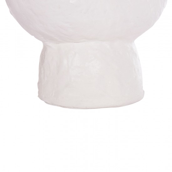 ΕΠΙΤΡΑΠΕΖΙΟ ΔΙΑΚΟΣΜΗΤΙΚΟ ΒΑΖΟ NAMENTIS ΛΕΥΚΗ ΤΕΡΑΚΟΤΑ--26x15x32.5Υεκ