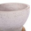 ΔΙΑΚΟΣΜΗΤΙΚΟ ΒΑΖΟ ΔΑΠΕΔΟΥ MAYNARD FIBER CEMENT ΛΕΥΚΟ--RATTAN Φ32x62.5Υεκ.