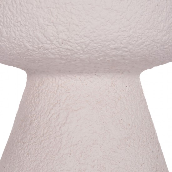 ΣΚΑΜΠΟ ΣΤΡΟΓΓΥΛΟ INTERON FIBER CEMENT ΣΕ ΛΕΥΚΟ Φ34x39Υεκ.