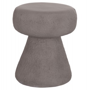 ΣΚΑΜΠΟ ΣΤΡΟΓΓΥΛΟ INTERON FIBER CEMENT ΣΕ ΓΚΡΙ Φ34x39Υεκ.